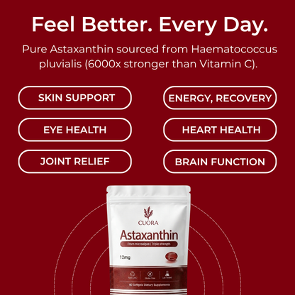 Cuora Astaxanthin 12mg Softgels