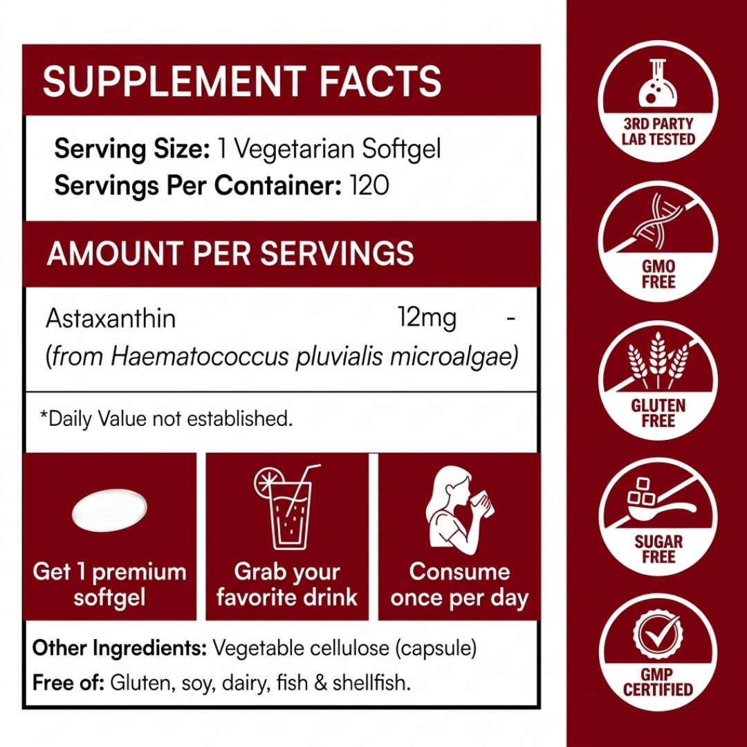 Cuora® Astaxanthin Softgels