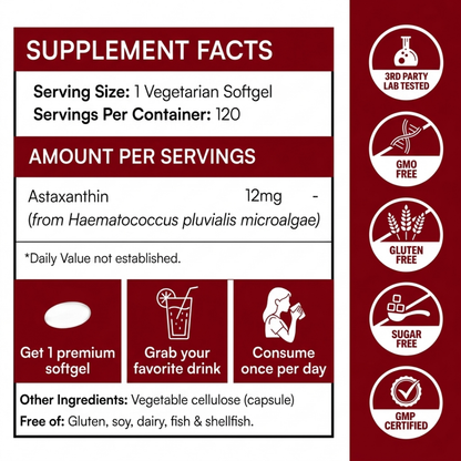 Cuora® Astaxanthin Softgels