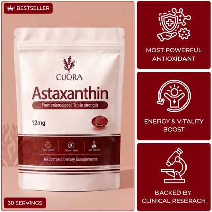 Cuora Astaxanthin 12mg Softgels