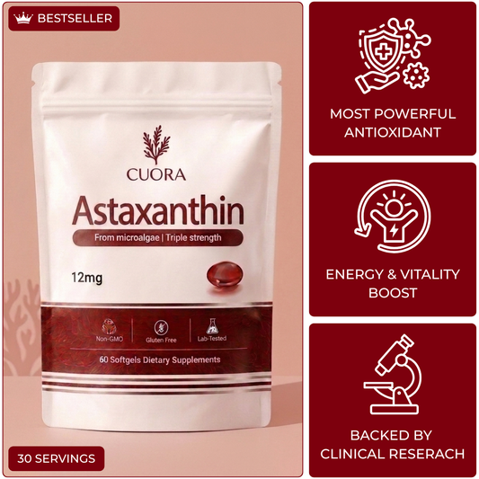 Cuora Astaxanthin 12mg Softgels